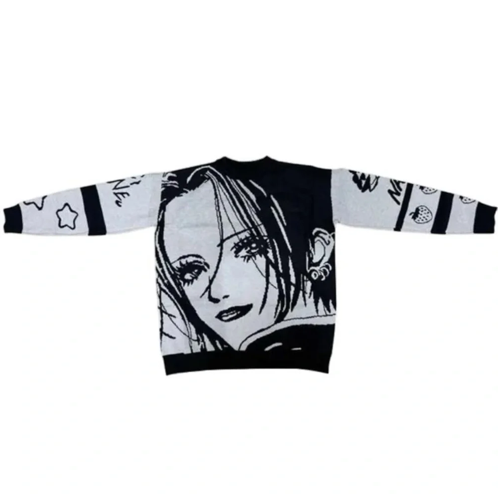 Nana Hachi Anime Knitted Black Stones Manga Sweater Osaki Shoujo Unisex Sweaters - Picture 2 of 4